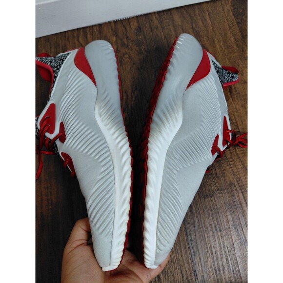 adidas alphabounce Men Size 12 Gray Red Sneakers Shoes main image 11